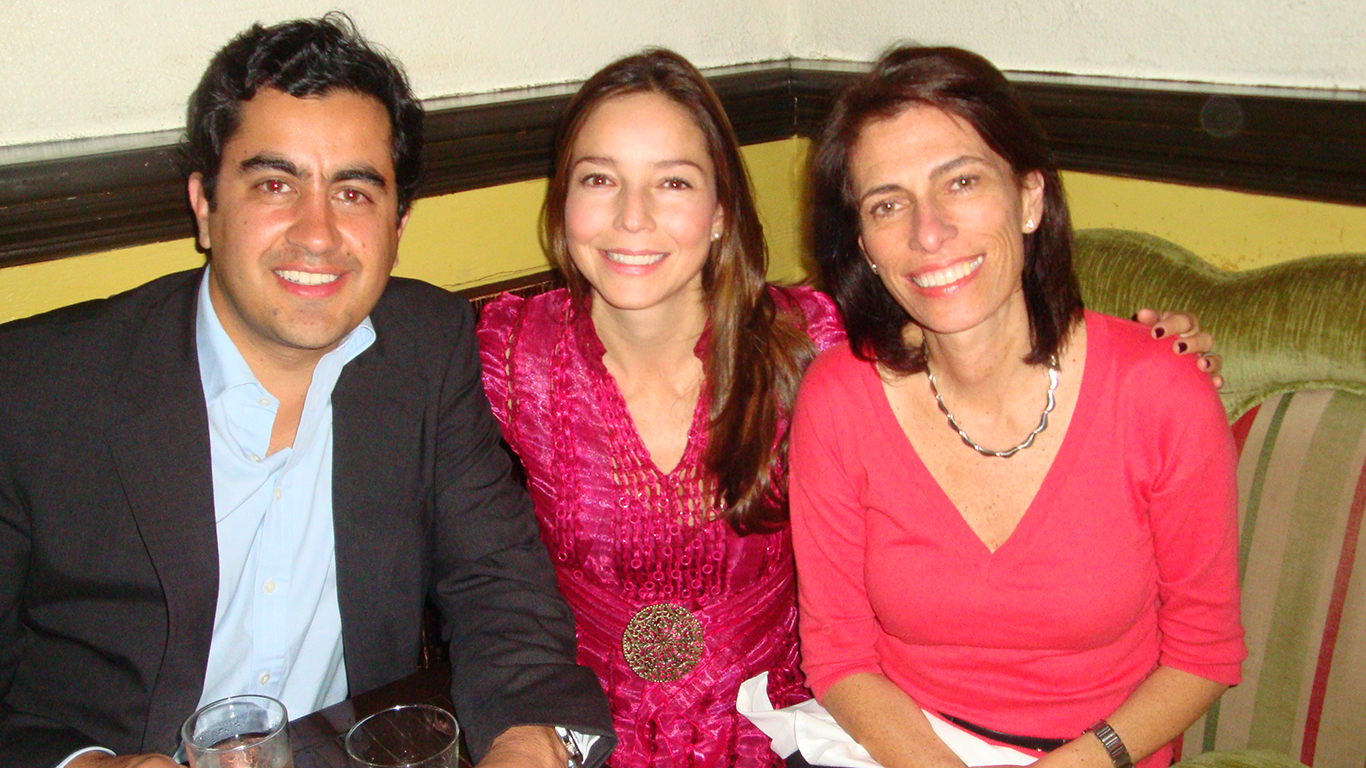 Juan Felipe Muñoz, Alina Rodríguez y Rosario Córdoba